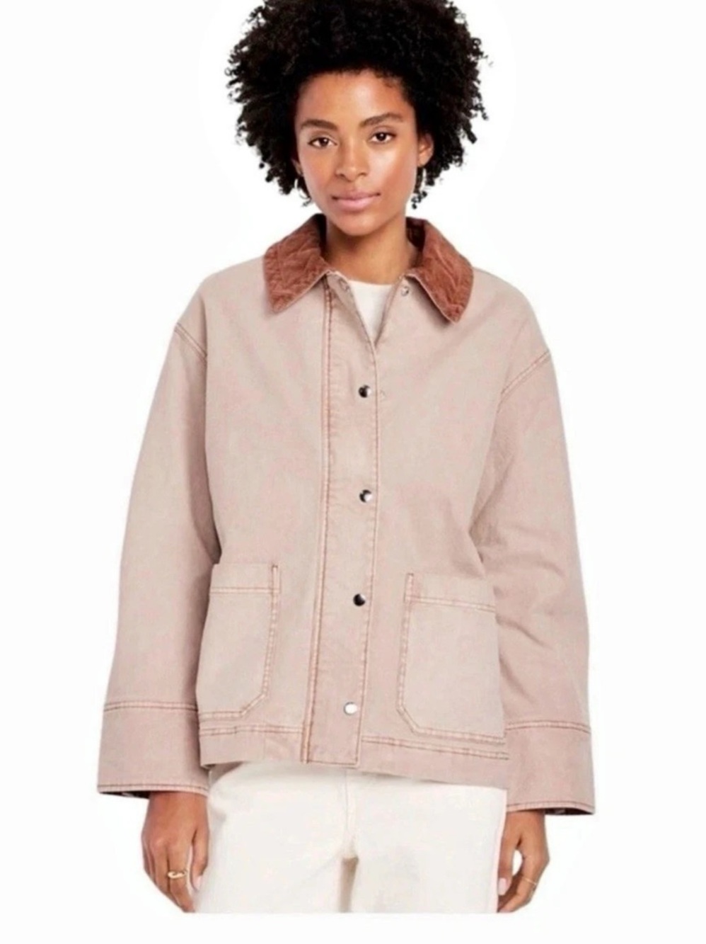 Old Navy Canvas Barn Jacket Brown XL Tall